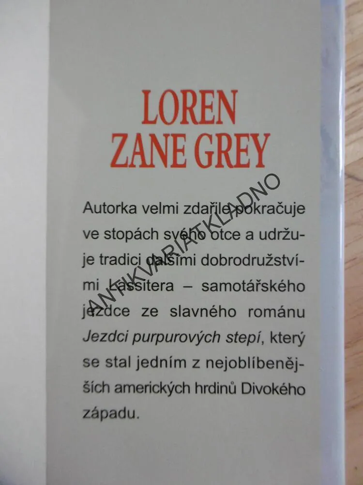 DUSOT KOPYT, LOREN ZANE GREY, **an