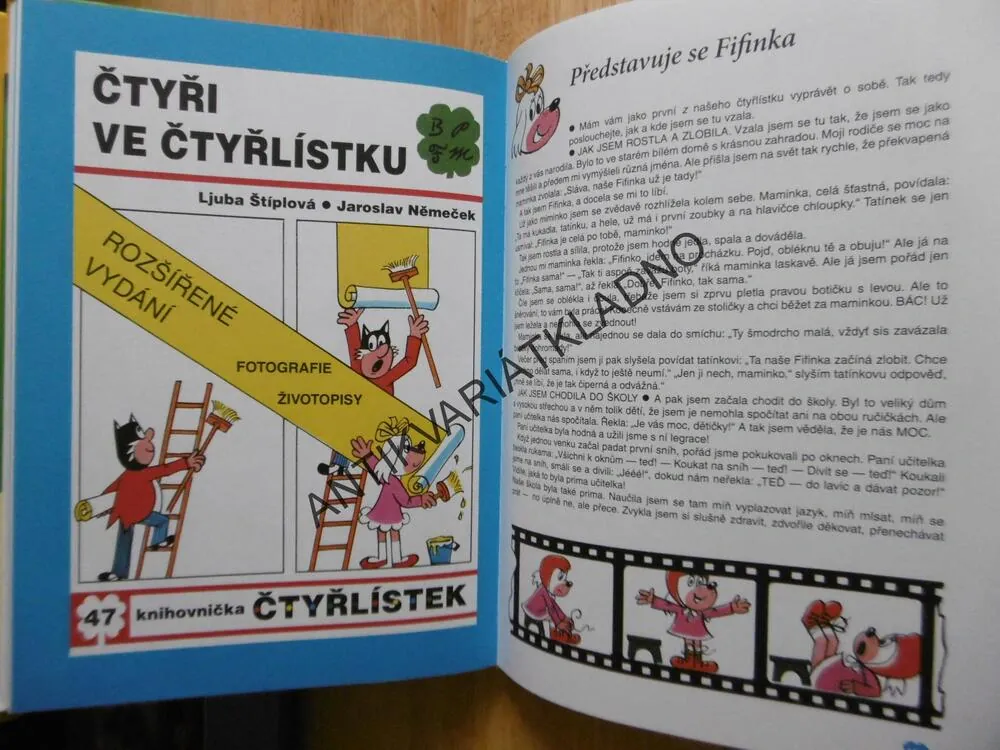 PROSLULÉ PŘÍBĚHY ČTYŘLÍSTKŮ, 1974-1976, ŠTÍPLOVÁ, NĚMEČEK, **an