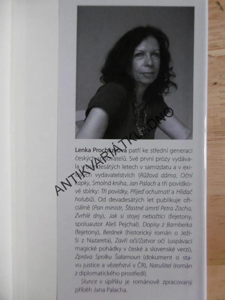 SLUNCE V ÚPLŇKU, PŘÍBĚH JANA PALACHA, LENKA PROCHÁZKOVÁ, **an