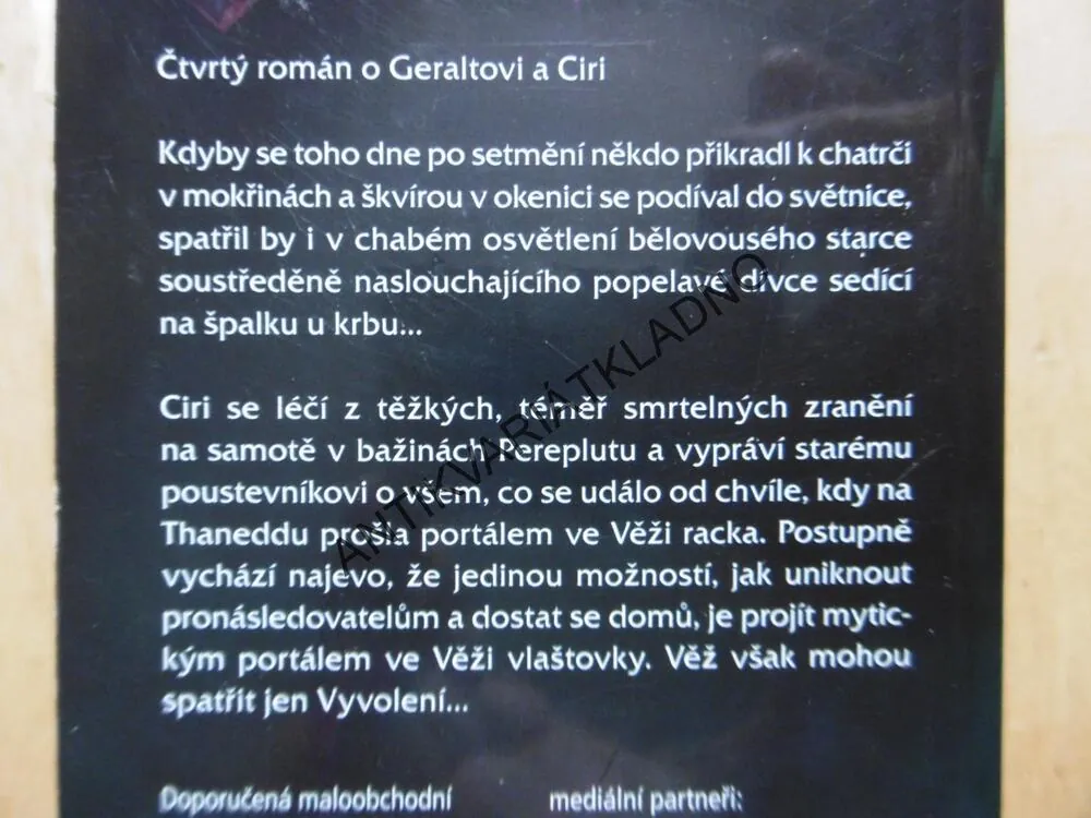 ZAKLÍNAČ 6. VĚŽ VLAŠTOVKY, ANDRZEJ SAPKOWSKI. **an