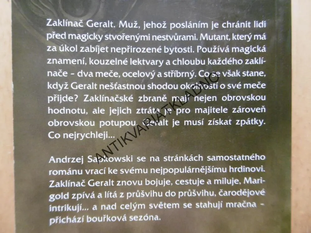 ZAKLÍNAČ, BOUŘKOVÁ SEZÓNA, ANDRZEJ SAPKOWSKI, **an