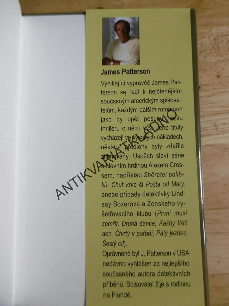 VÝSTRAHA, JAMES PATTERSON,**an