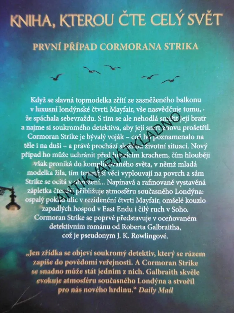 VOLÁNÍ KUKAČKY, ROBERT GALBRAITH (J.K. ROWLINGOVÁ)