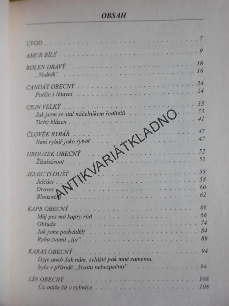 O RYBÁCH, RYBÁŘÍCH ANEB POVÍDKY Z RÁKOSÍ II, MALANÍK,