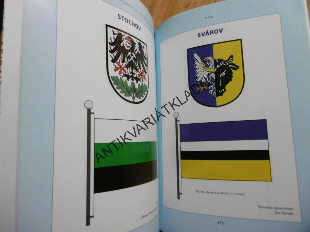 RUKOVĚŤ K SYMBOLŮM MĚST A OBCÍ KLADENSKA A SLÁNSKA, MIROSLAV OLIVIERUS, **an