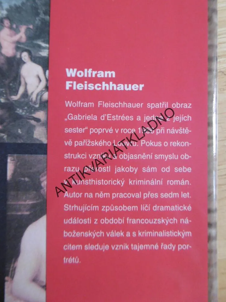 KRÁLOVSKÝ PURPUR, WOLFRAM FLEISCHHAUER, **an