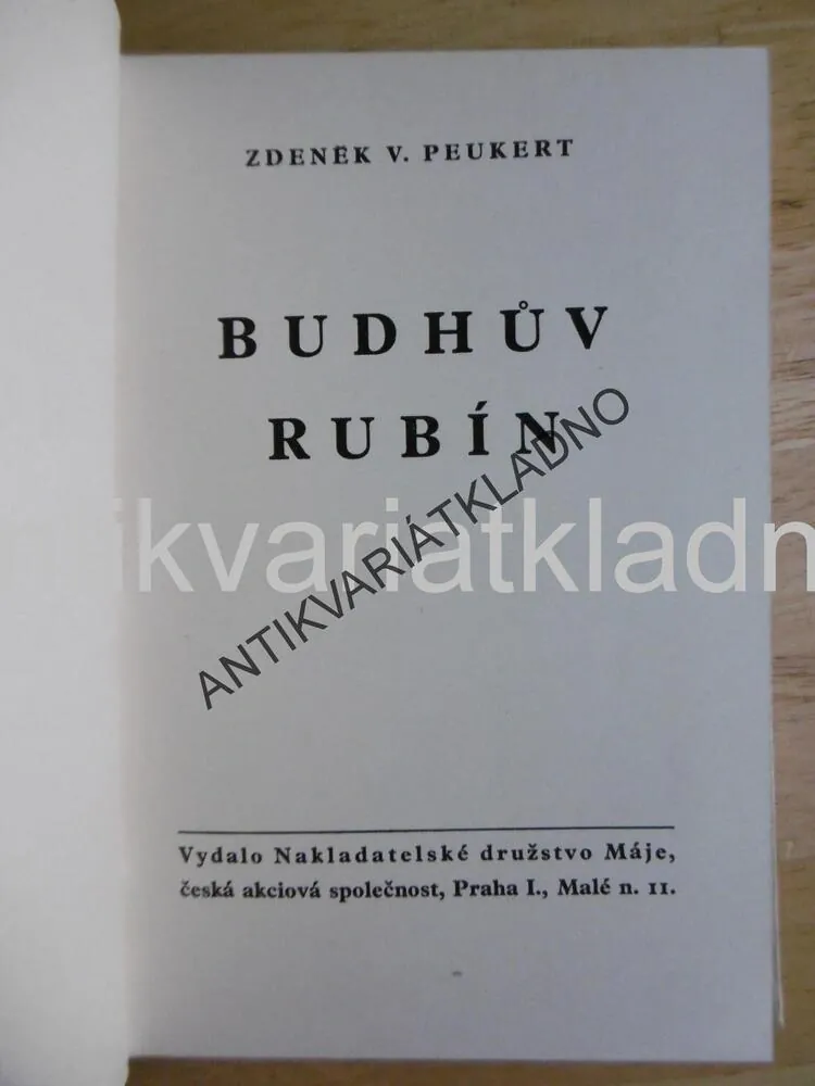 BUDHŮV RUBÍN, Z.V.PAUKERT, LETECTVÍ