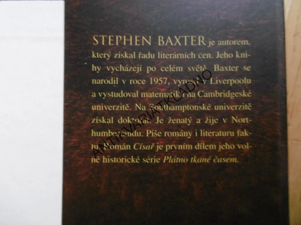 CÍSAŘ, PLÁTNO TKANÉ ČASEM 1., STEPHEN BAXTER,
