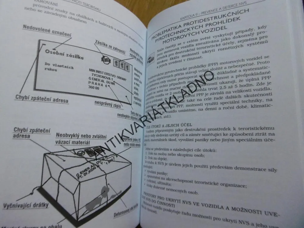 PYROTECHNIK V BOJI PROTI TERORISMU, JANÍČEK, DRAHOVZAL, **an