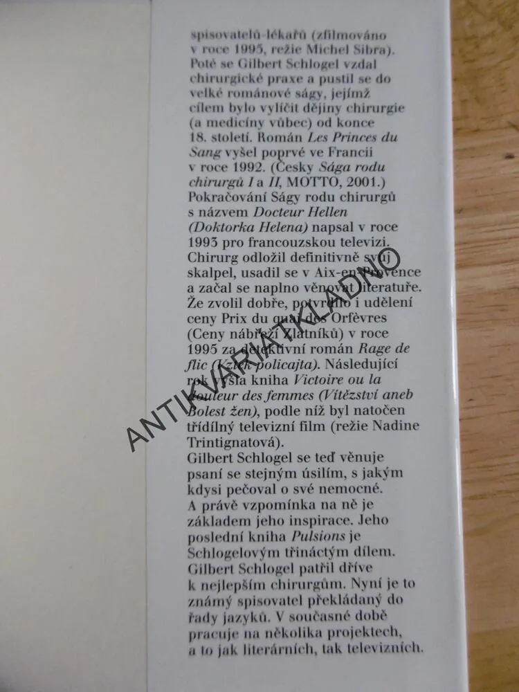 DOKTORKA HELENA, SÁGA RODU CHIRURGŮ, GILBERT SCHLOGEL, **an