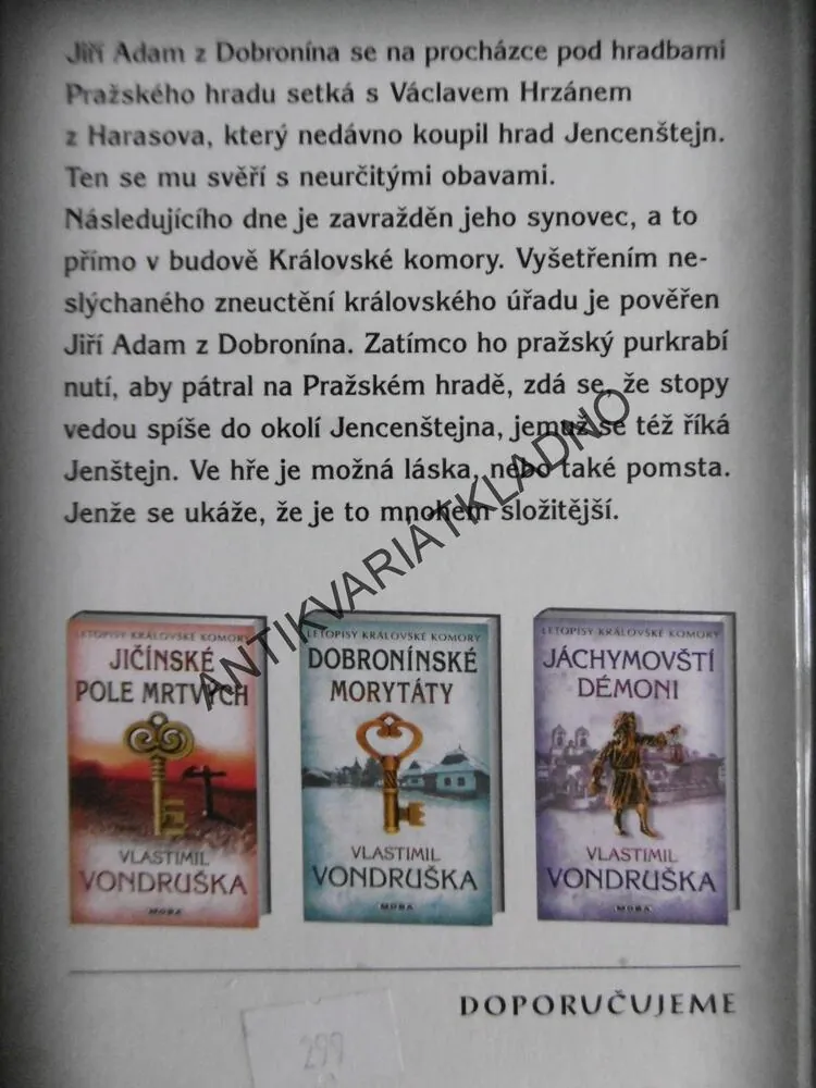 MSTITEL Z JENŠTEJNA, VLASTIMIL VONDRUŠKA, **an