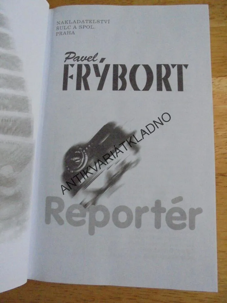 REPORTÉR, PAVEL FRÝBORT, **an
