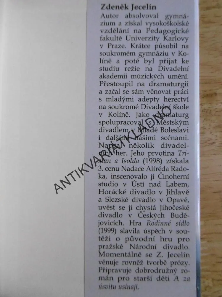 TŘI STA PANEN PRO ŘÍŠI, ZDENĚK JECELÍN, **an