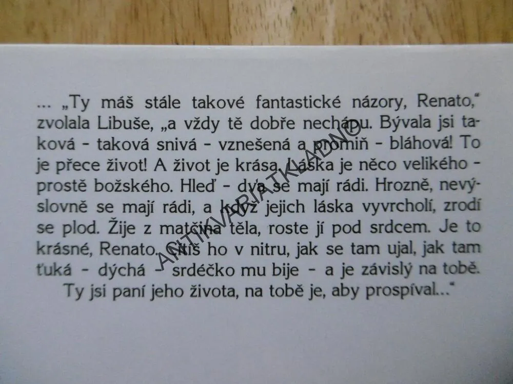 PRINCEZNA, VLASTA JAVOŘICKÁ, **an