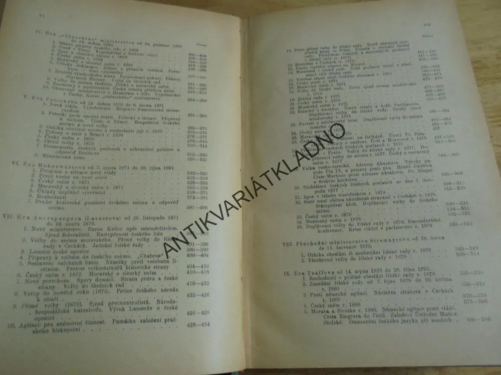 POLITICKÉ DĚJINY NÁRODA ČESKÉHO OD 1861-95,SRB,