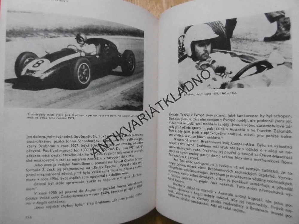 MISTŘI ZA VOLANTEM, MILOŠ SKOŘEPA, KNIHA O AUTOMOBILOVÝCH ZÁVODNÍCÍCH, **an