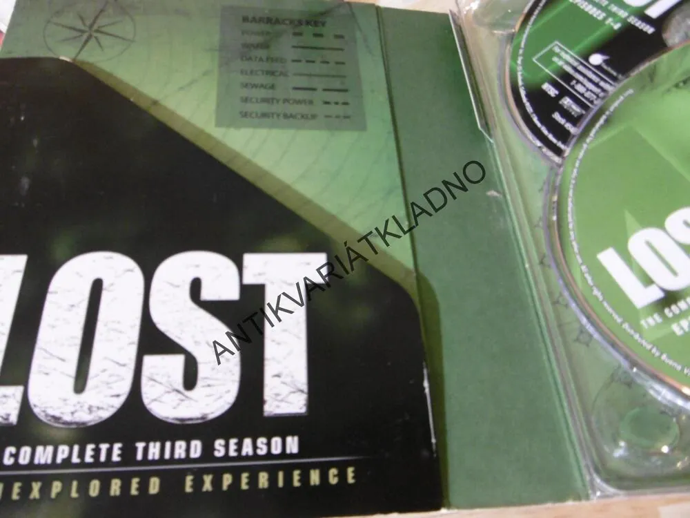 LOST 3., DÍLY 1-7, ZTRACENI, POUZE ANGLIČTINA,  DVD FILM