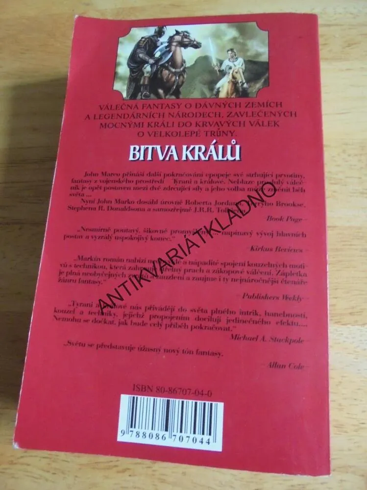 TYRANI A KRÁLOVÉ, BITVA KRÁLŮ, JOHN MARCO