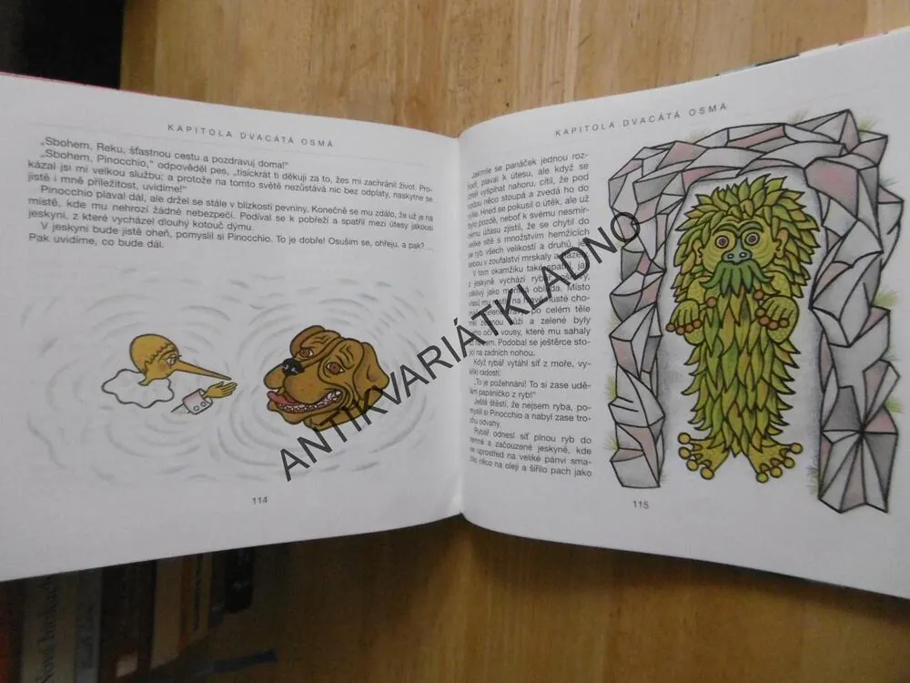 PINOCCHIOVA DOBRODRUŽSTVÍ, CARLO COLLODI, ZMATLÍKOVÁ, 1995, **an
