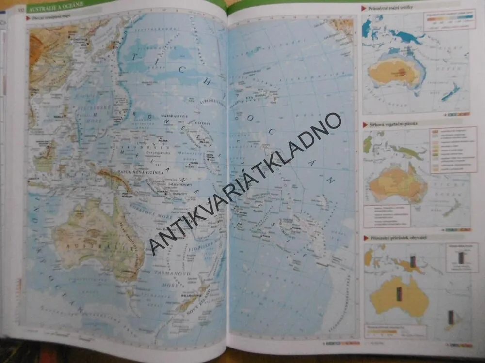 ŠKOLNÍ ATLAS SVĚTA, KARTOGRAFIE PRAHA,