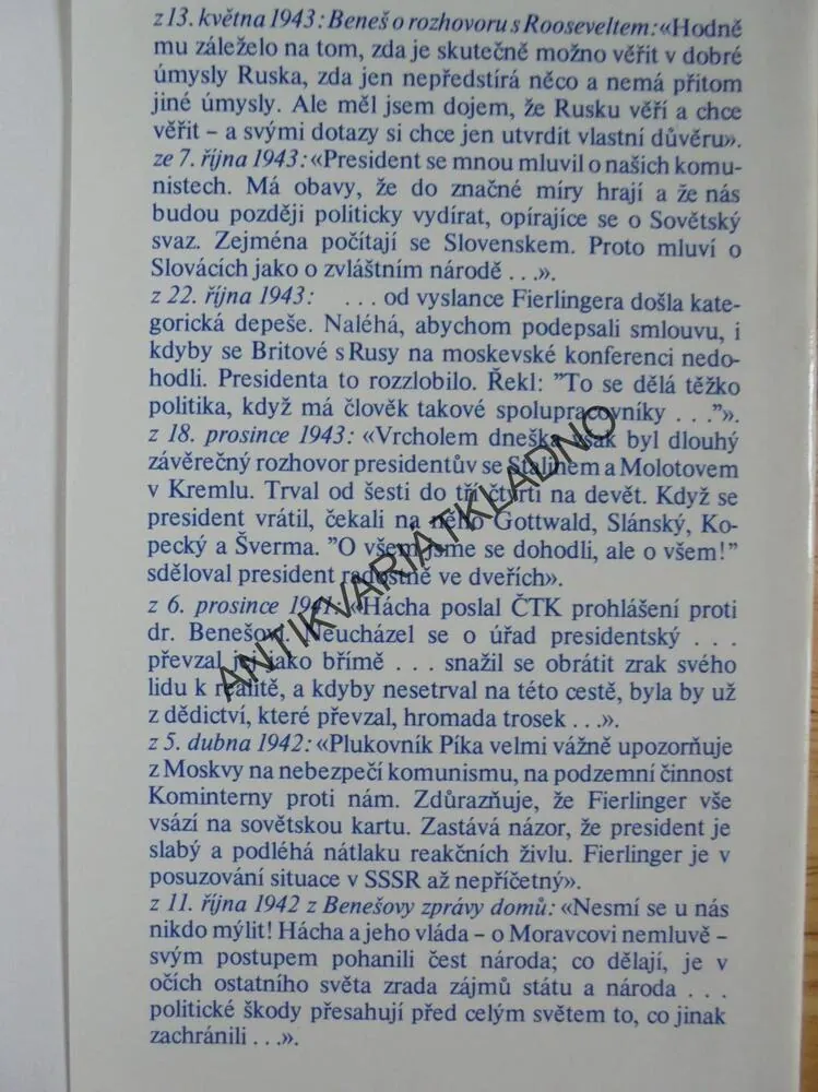 PRESIDENTŮV SEKRETÁŘ VYPOVÍDÁ 1.,TÁBORSKÝ, KONFRONTACE