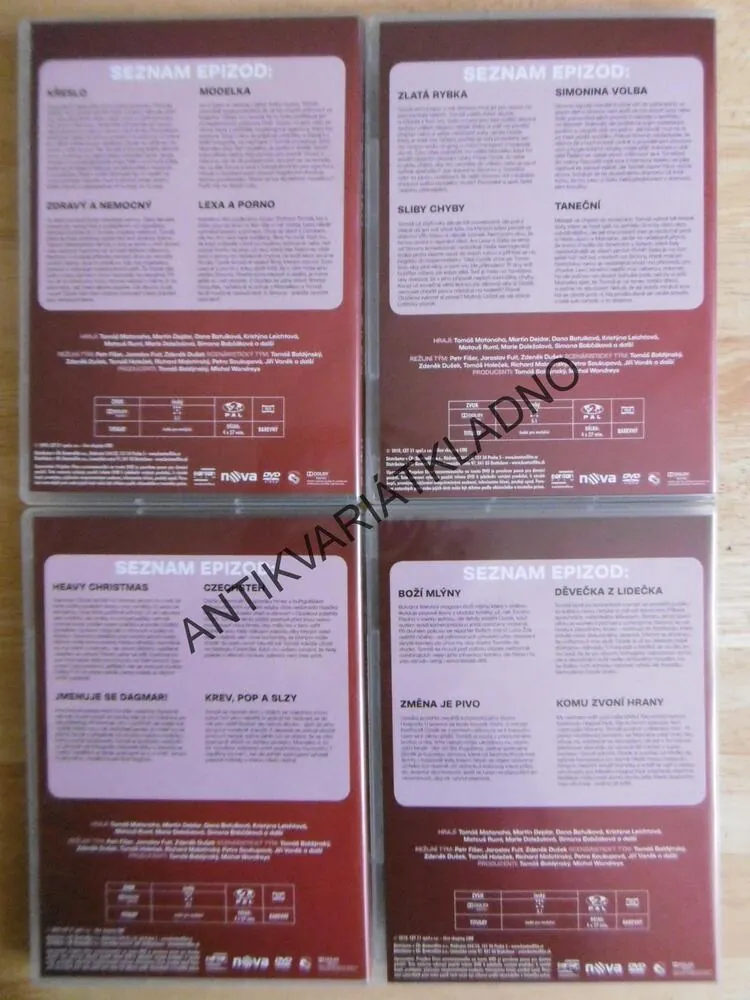 COMEBACK, DRUHÁ SÉRIE 21-33.DÍL, 4 DVD FILM SERIÁL ČR