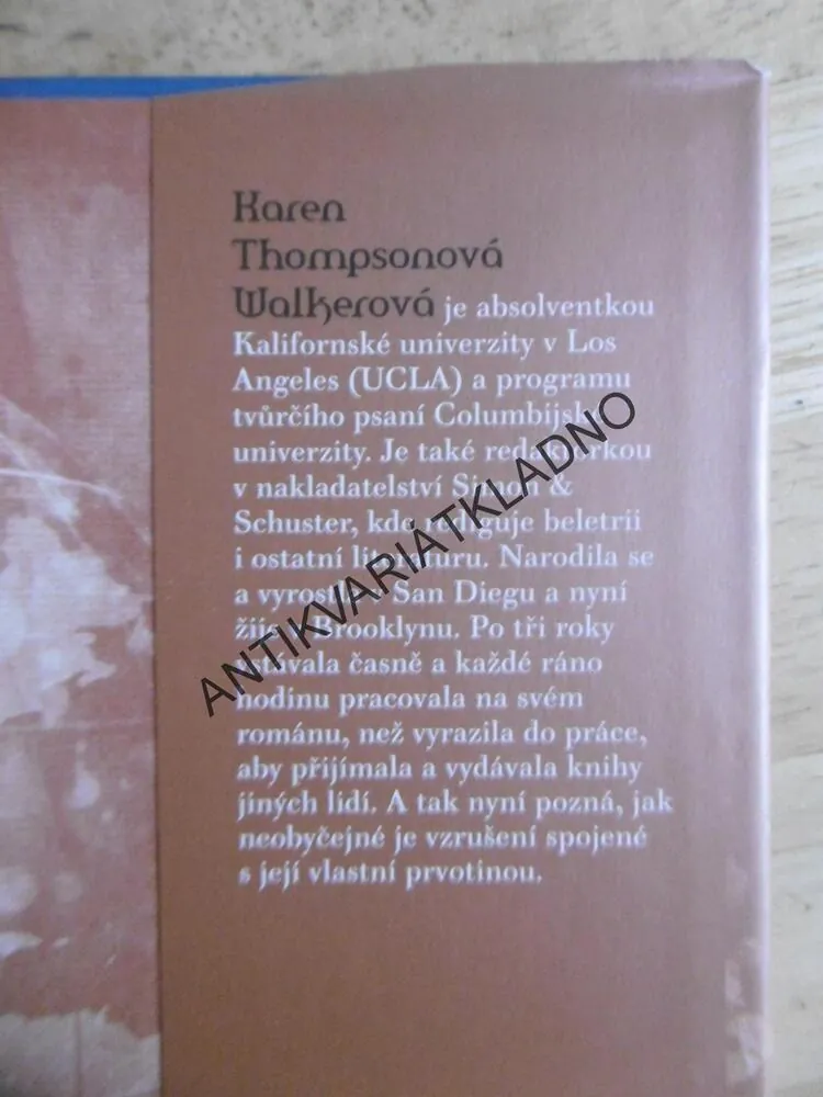 VĚK ZÁZRAKŮ, KAREN THOMPSONOVÁ WALKEROVÁ, **an