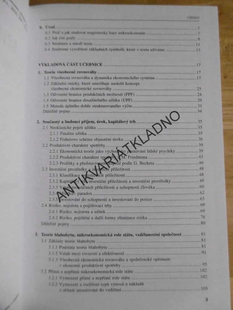 MIKROEKONOMIE, STŘEDNĚ POKROČILÝ KURZ, HEISSLER, VALENČÍK, WAWROSZ, **an