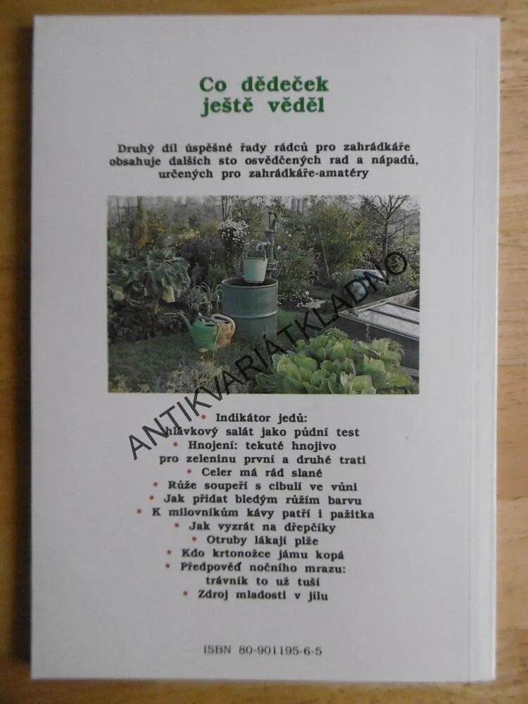 CO DĚDEČEK JEŠTĚ NEVĚDĚL, SUSANNE BRUNSOVÁ, ZAHRADKA BEZ CHEMIE