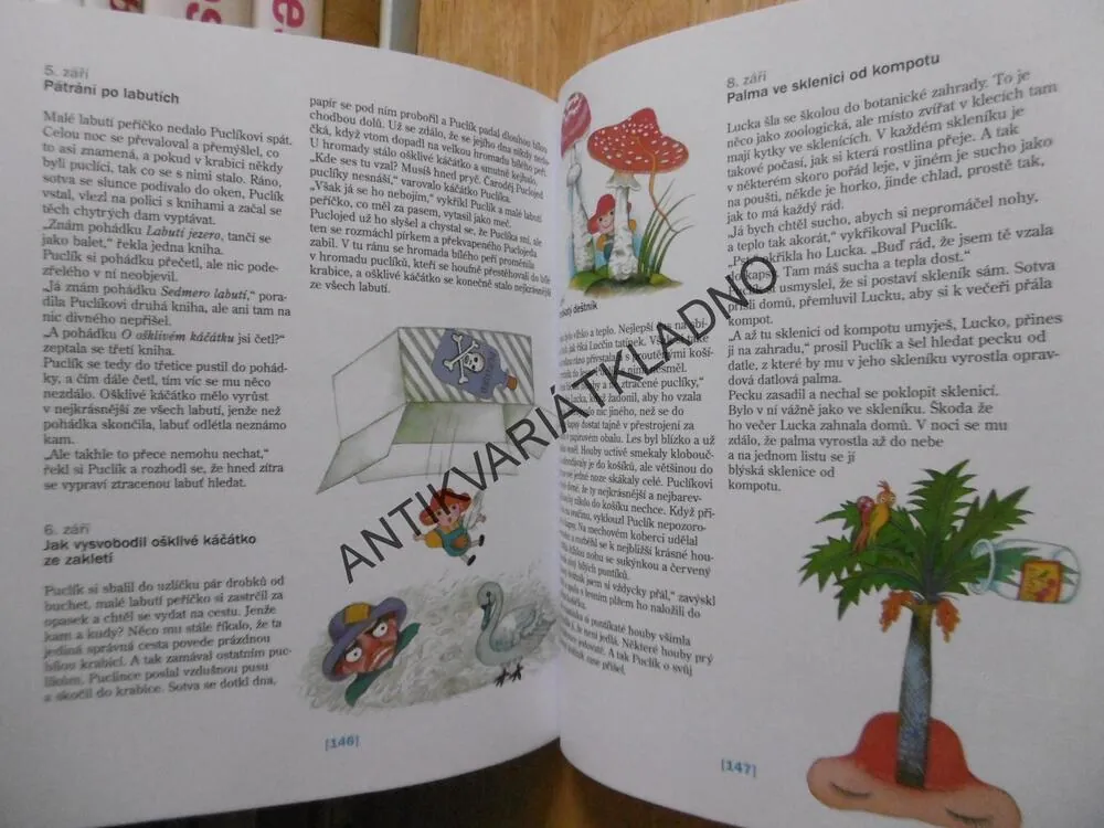 O PUCLÍKOVI, 366 POHÁDEK NA KAŽDÝ DEN V ROCE, IVONA BŘEZINOVÁ, MARIE TICHÁ, **an