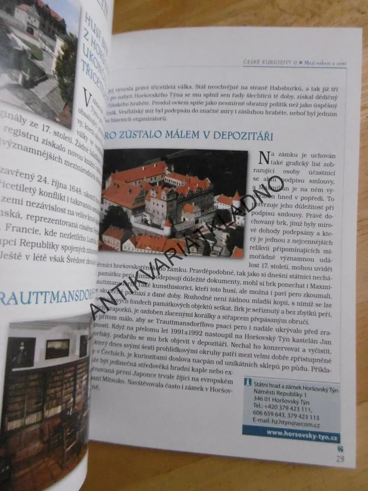 ČESKÉ KURIOZITY II, MEZI NEBEM A ZEMÍ, **an