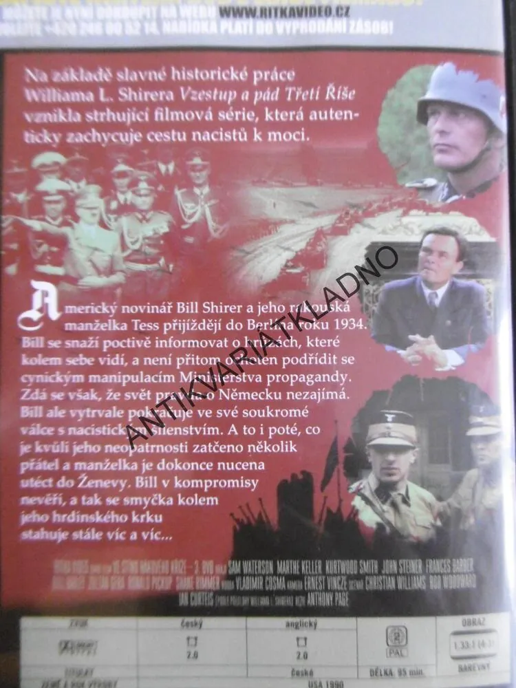 VE STÍNU HÁKOVÉHO KŘÍŽE, 1-4, DVD FILM