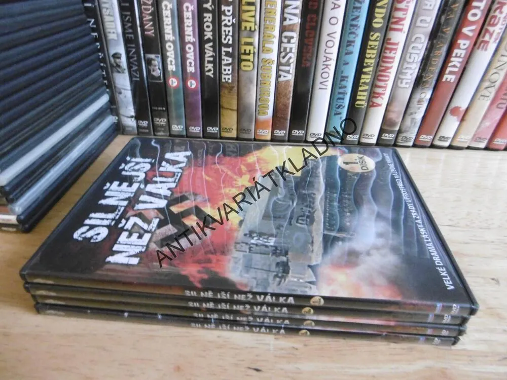 SILNĚJŠÍ NEŽ VÁLKA, 1-4, DVD FILM