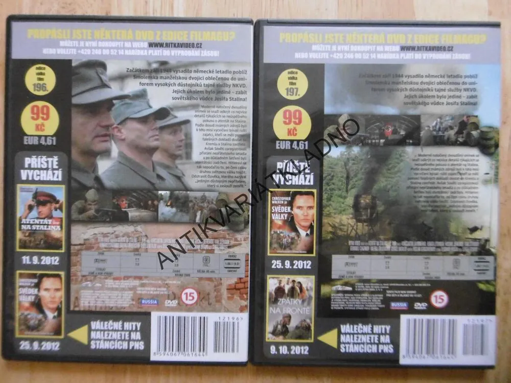 ATENTÁT NA STALINA, 1-2, DVD FILM