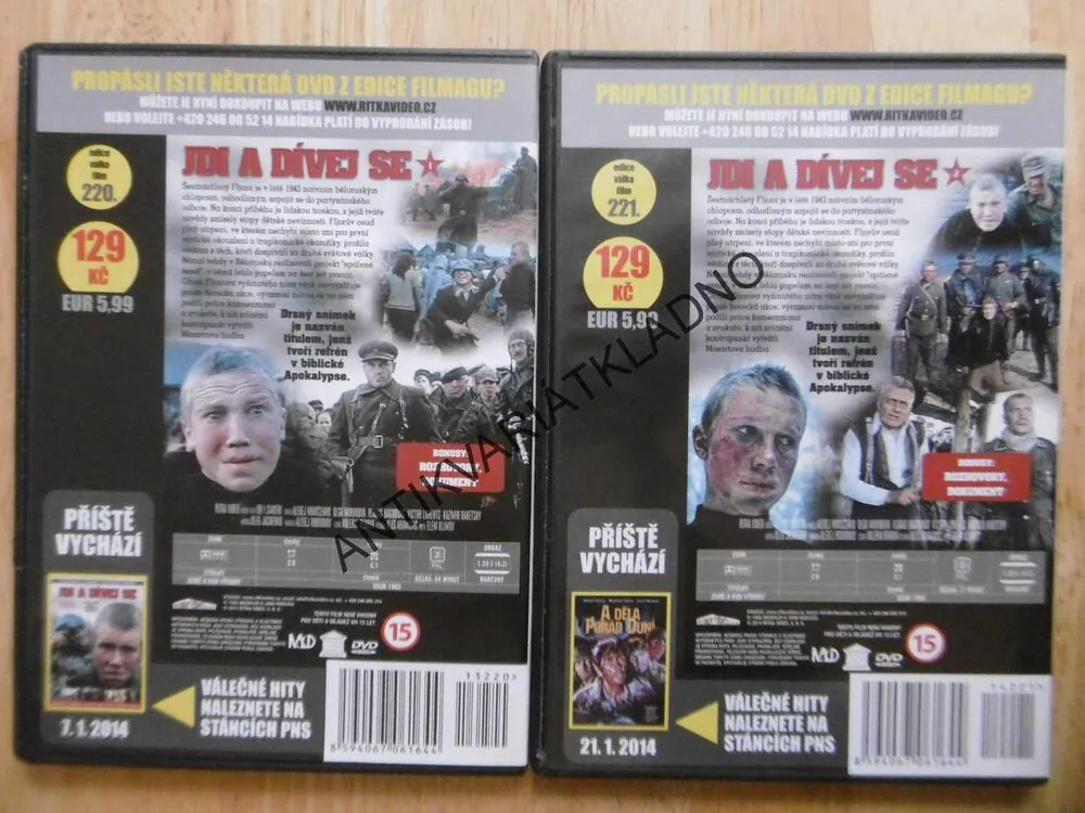 JDI A DÍVEJ SE,1-2, DVD FILM