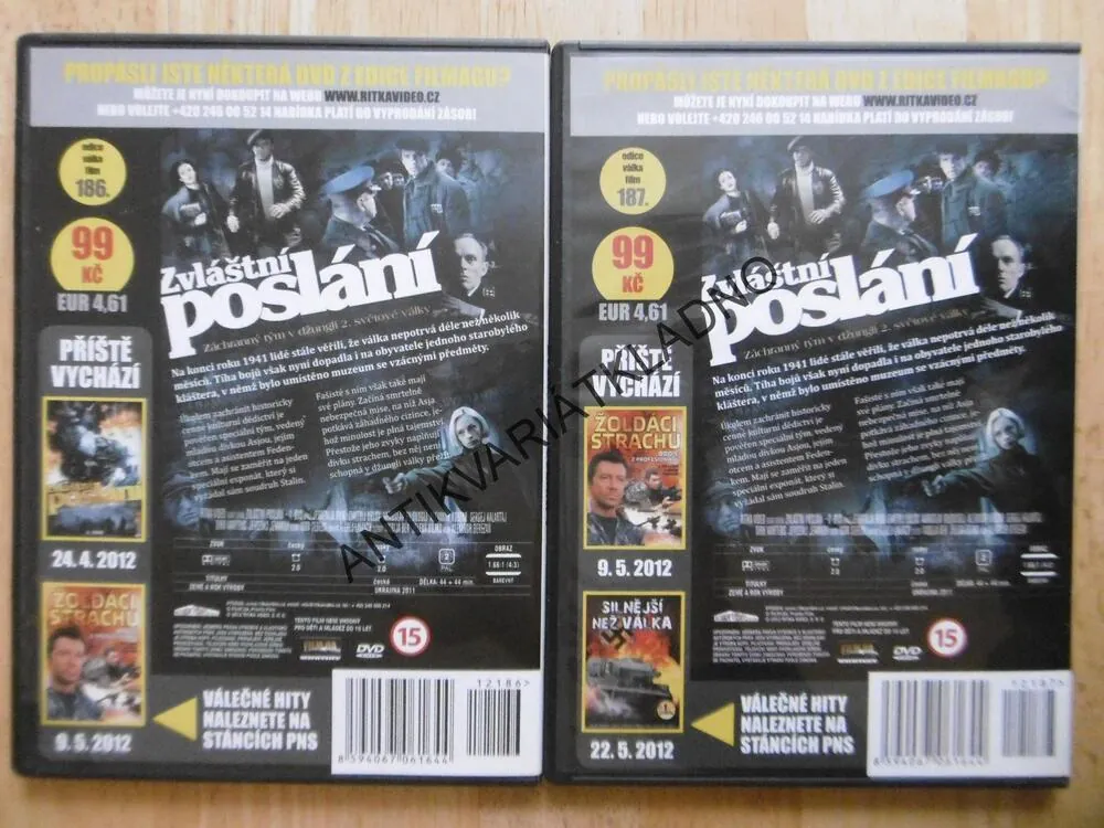 ZVLÁŠTNÍ POSLÁNÍ, 1-2, DVD FILM
