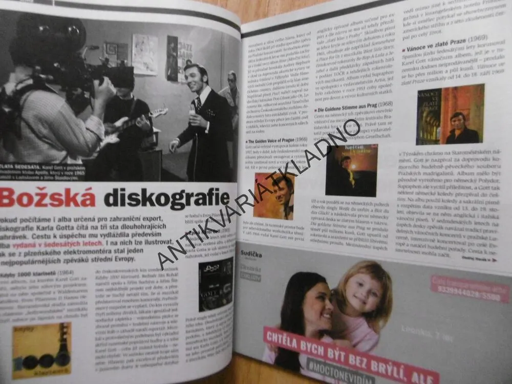 KAREL GOTT, GOTTLAND BEZ BOHA , MAGAZÍN TÝDEN 42/2019