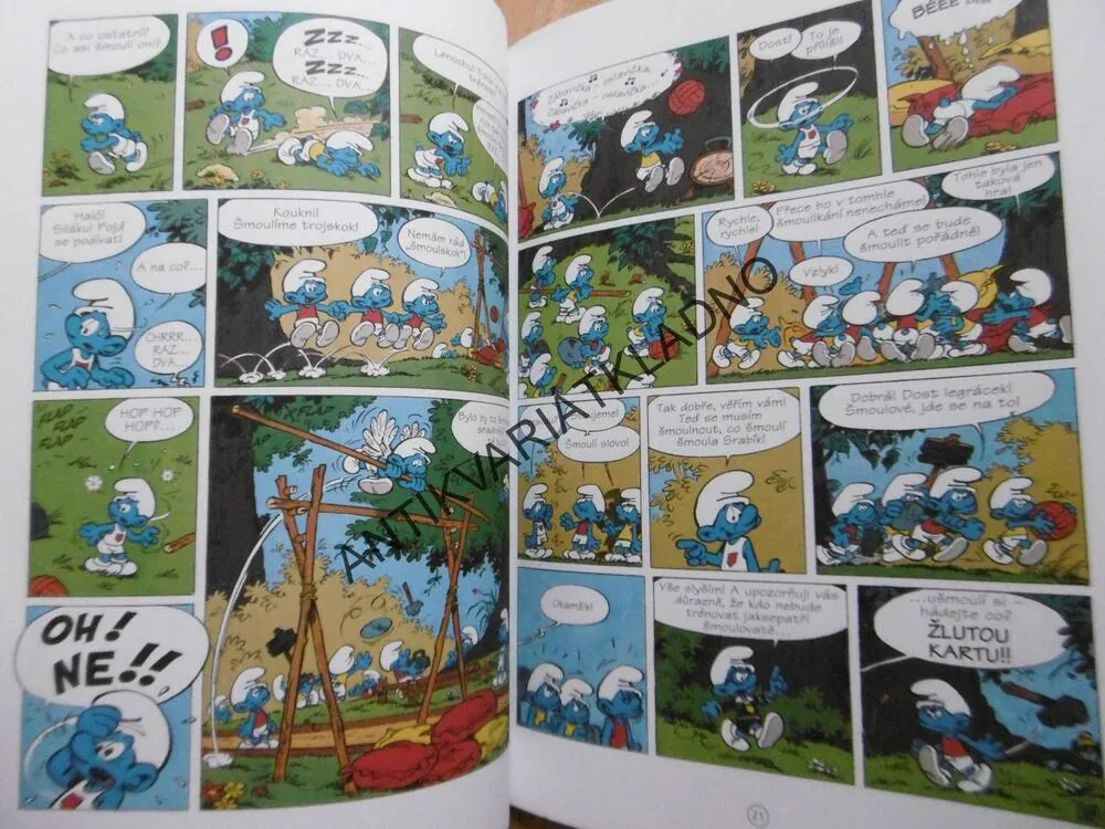 ŠMOULOVÉ, ŠMOULÍ OLYMPIÁDA, KOMIKS, **an