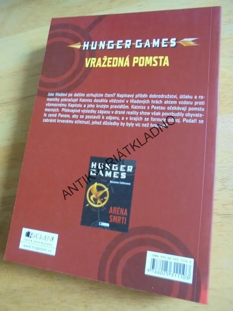 HUNGER GAMES, VRAŽEDNÁ POMSTA, SUZANNE COLLINSOVÁ