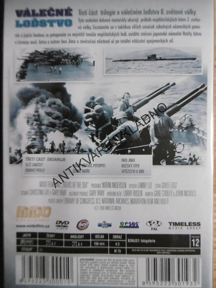TYGŘI OCEÁNŮ 1-3, DVD FILM DOKUMENT
