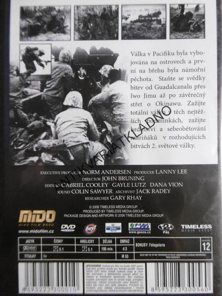 PEARL HARBOR,VÁLKA V PACIFIKU, 1-3, DVD FILM DOKUMENT
