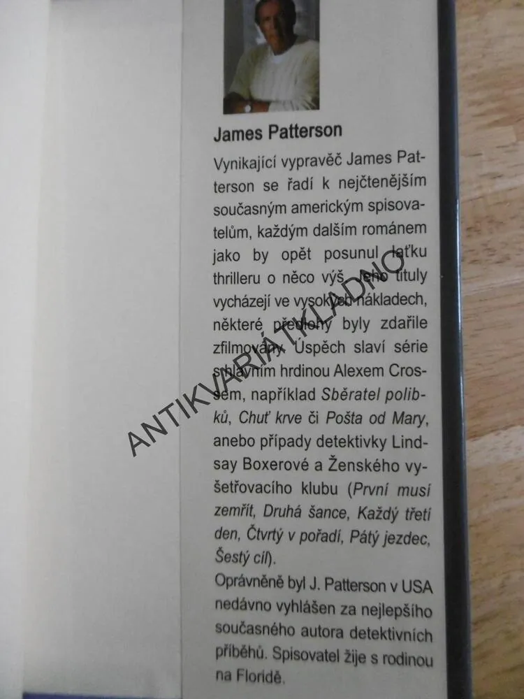 PODRAZ, JAMES PATTERSON, **an
