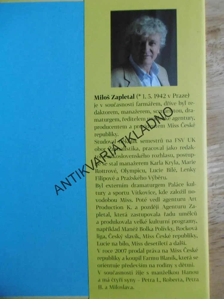 NESMRTELNÍ SLAVNÍ MLADÍ STAŘÍCI, MILOŠ ZAPLETAL, **an