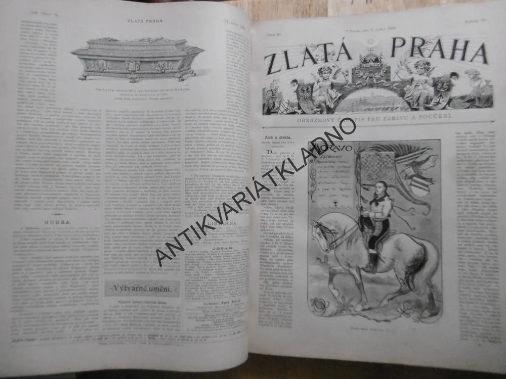 ZLATÁ PRAHA, 1889, ROČ. 6.,