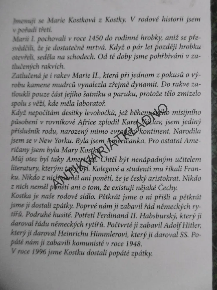 ARISTOKRATKA VE VARU, EVŽEN BOČEK, **an