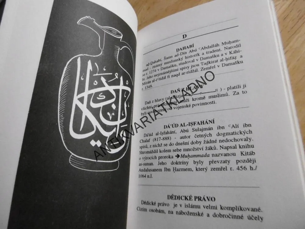 MALÁ ENCYKLOPEDIE ISLÁMU,  NÁBOŽENSTVÍ, ISLÁM, **an