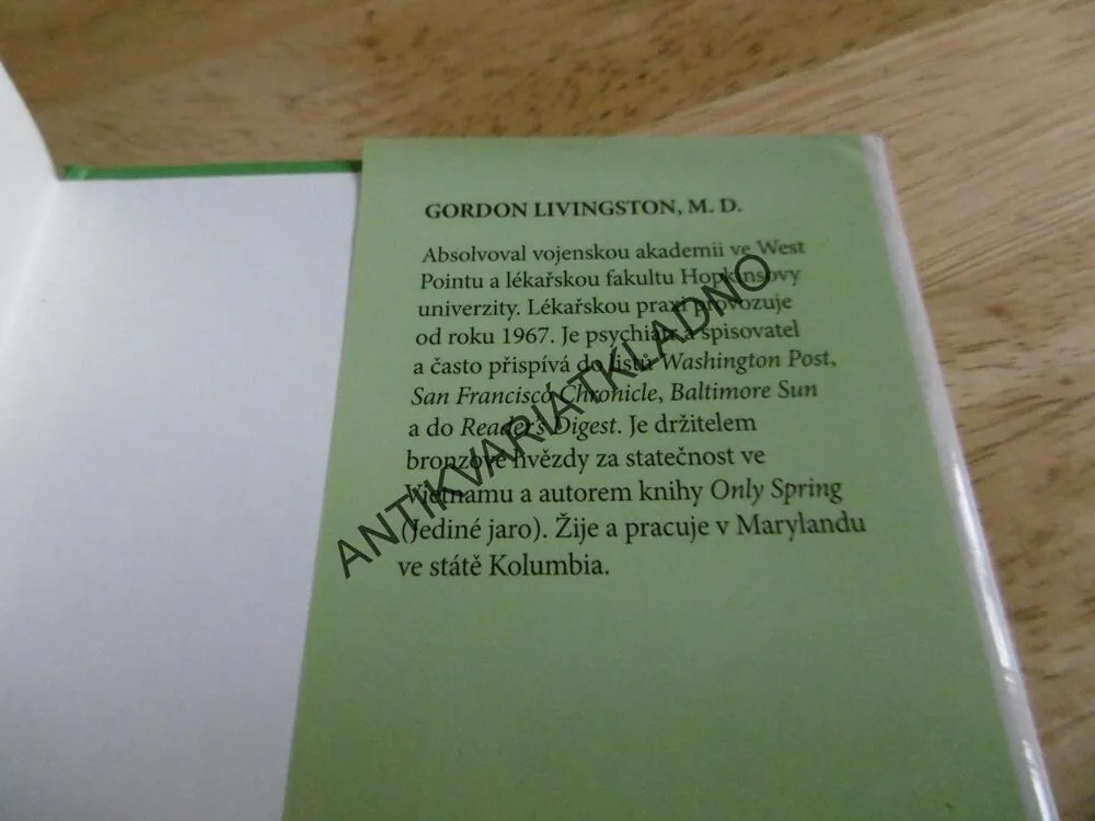 PŘÍLIŠ BRZY STARÝ, PŘÍLIŠ POZDĚ MOUDRÝ, TŘICET PRAVD, KTERÉ JE NUTNÉ ZNÁT, GORDON LIVINGSTON