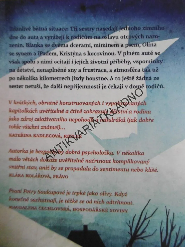 POD SNĚHEM, PETRA SOUKUPOVÁ, **an