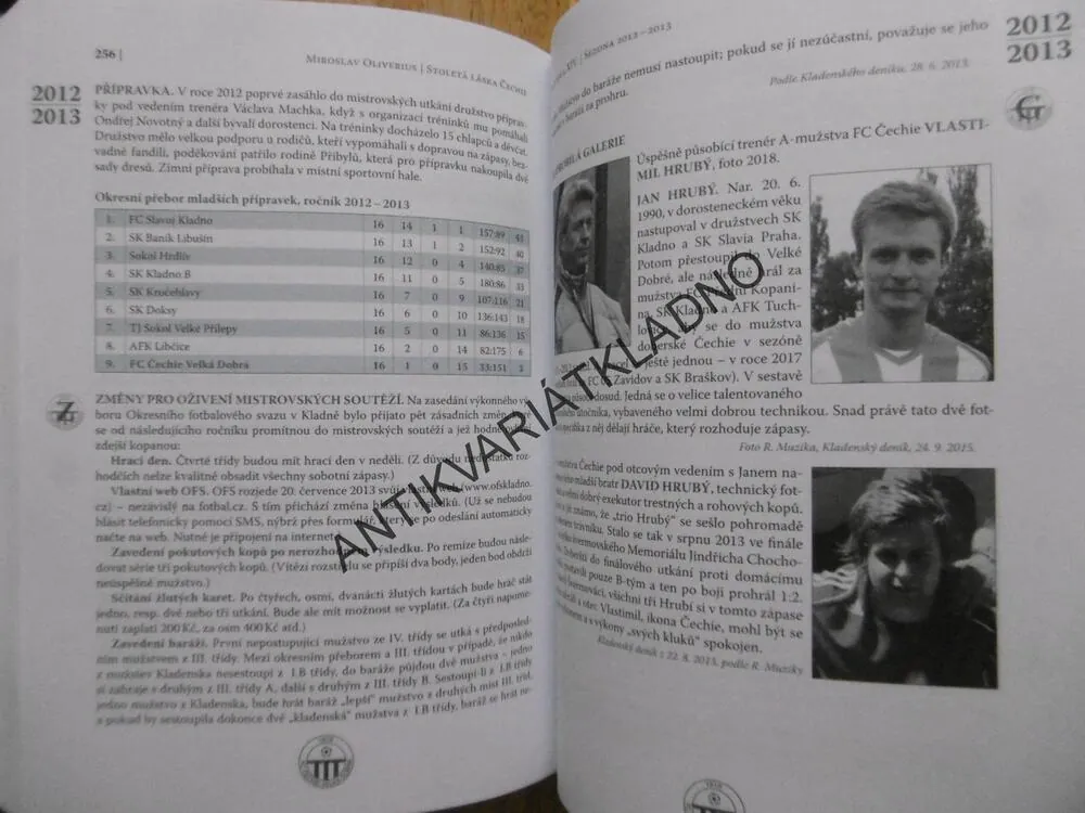 STOLETÁ LÁSKA ČECHIE,100 LET FC ČECHIE VELKÁ DOBRÁ, OLIVERUS, SPORT, KLADNO, FOTBAL, KOPANÁ, **an