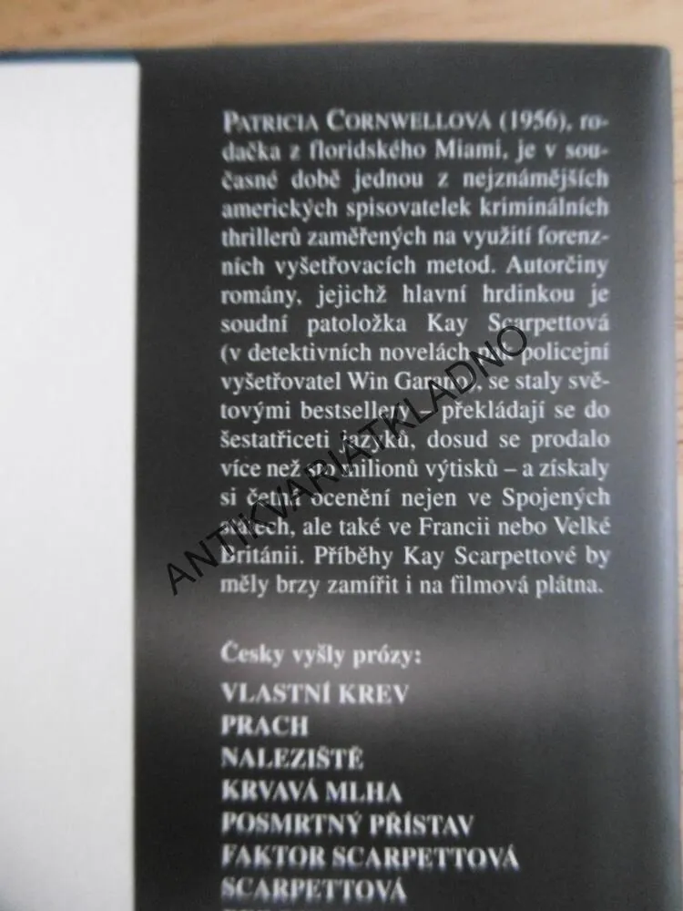 PŘEDMĚT DOLIČNÝ, PATRICIA CORNWELLOVÁ, **an